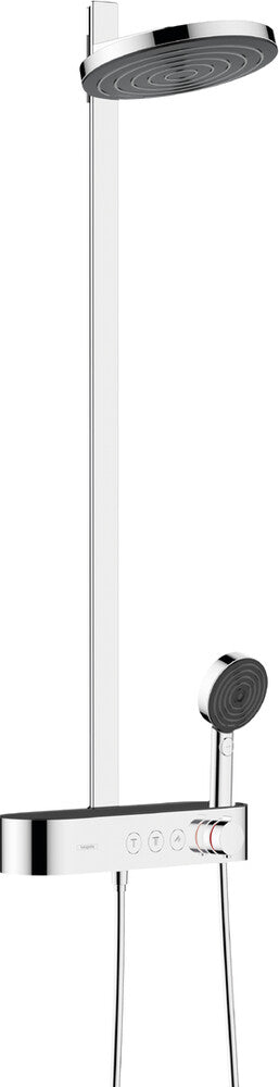 Hansgrohe Pulsify S Showerpipe 260 2 jet met thermostaat en ShowerTablet Select 400 chroom
