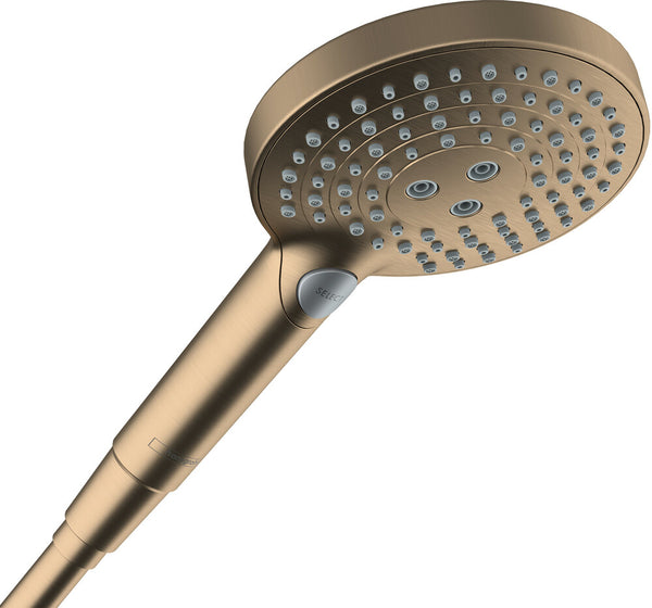 Hansgrohe Raindance Select S handdouche 120 3 jet brushed bronze