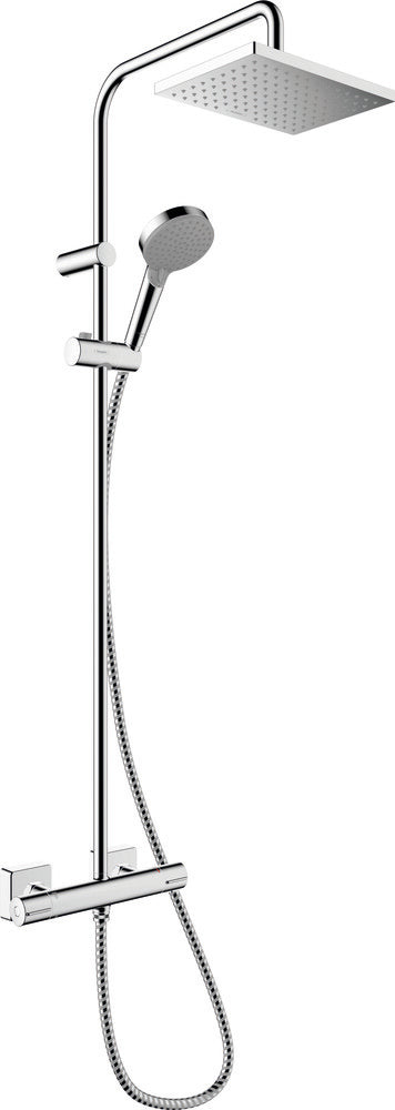 Hansgrohe Vernis Shape Showerpipe 230 1 jet met douchethermostaat chroom