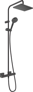 Hansgrohe Vernis Shape Showerpipe 230 1 jet met thermostaat mat zwart