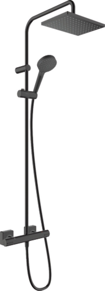Hansgrohe Vernis Shape Showerpipe 230 1 jet met thermostaat mat zwart
