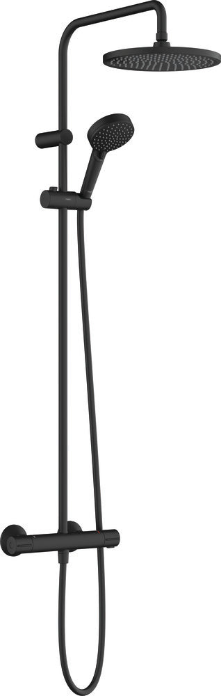 Hansgrohe Vernis Blend Showerpipe 240 1 jet met douchethermostaat mat zwart
