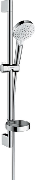 Hansgrohe Crometta doucheset Vario met douchestang 65 cm wit/chroom