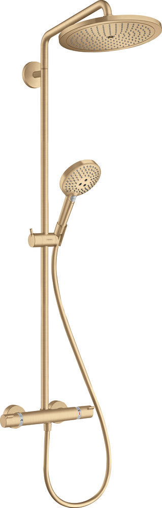 Hansgrohe Croma Select S Showerpipe 280 1 jet met thermostaat brushed bronze