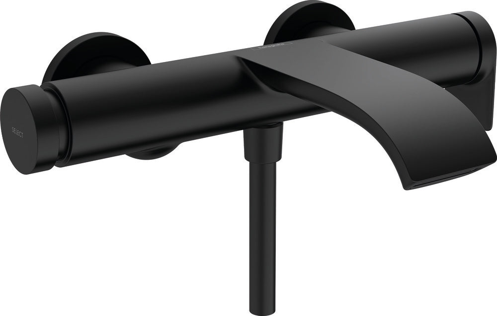 Hansgrohe Vivenis ééngreepsbadmengkraan voor opbouw mat zwart