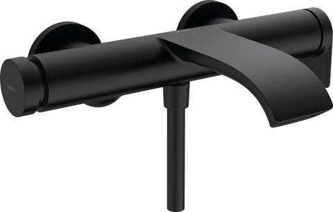 Hansgrohe Vivenis ééngreepsbadmengkraan voor opbouw mat zwart