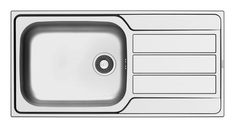 GO by Van Marcke Sofia inbouwspoeltafel 1000x500mm 1 bak RVS
