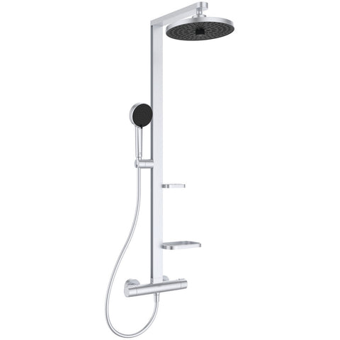 Ideal Standard Alu+ thermostatisch douchesysteem antikalk Silver