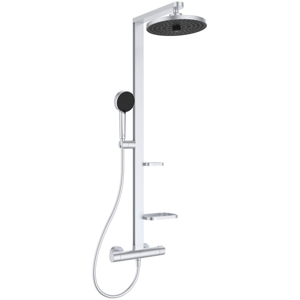 Ideal Standard Alu+ systeme de shower thermostatic argent brossé