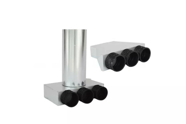 Sanutal verloopcollector 3x63mm 55/100 met snelkoppeling
