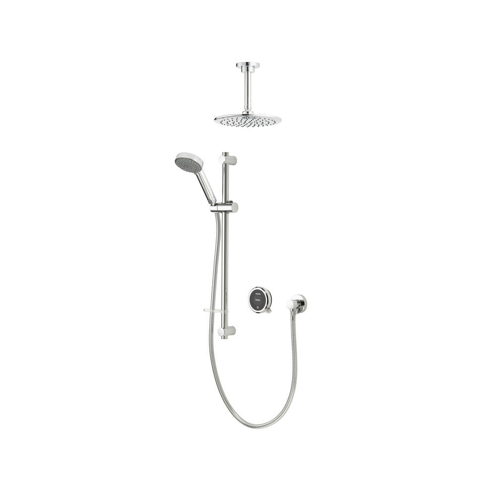 Aqualisa Quartz Touch inbouwmodel met handdouche en regendouche plafondmodel