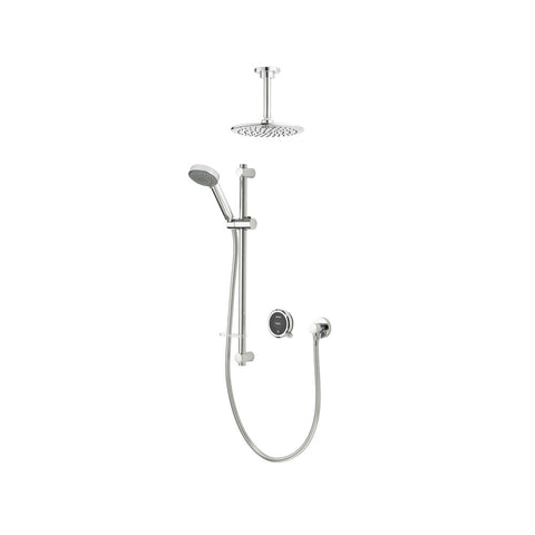 Aqualisa Quartz Touch inbouwmodel met handdouche en regendouche plafondmodel