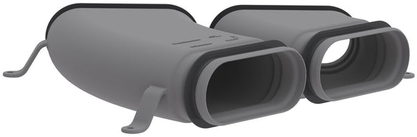 Zehnder CK 300 Dubbelkanaalbocht Horizontaal 45° met 4 Dichtingsringen