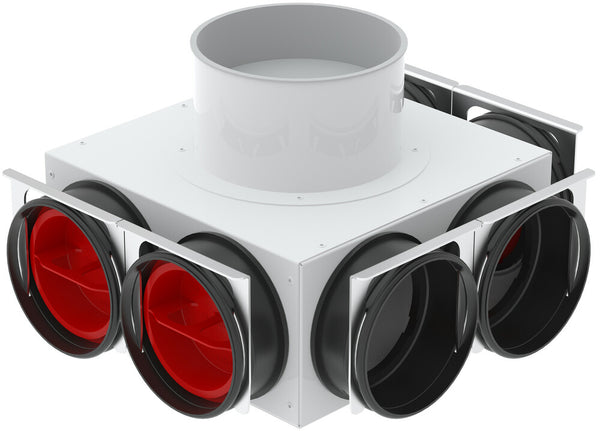 Zehnder ComfoCube CT 220 RLC Luchtverdeelkast met Rapid Lock Connector