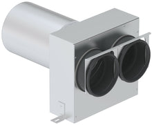 Zehnder Plenum TVA métal DN125/2XDN90 raccordement arrière L320/200mm
