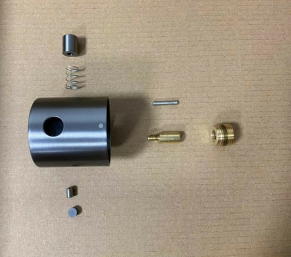 Van Marcke Lana thermostatisch greep geborsteld gun metal