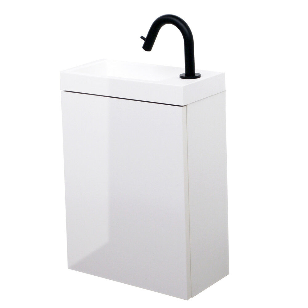 Van Marcke Mano vestiairekastje 1 deur greeploos 20x40x50cm wit glanzend
