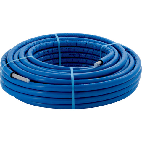 Geberit FlowFit meerlagenbuis blauw dikte 6 mm D25 rol 25m