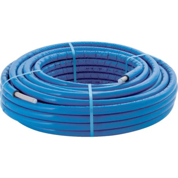 Geberit FlowFit meerlagenbuis blauw dikte 6 mm D20 rol 50m