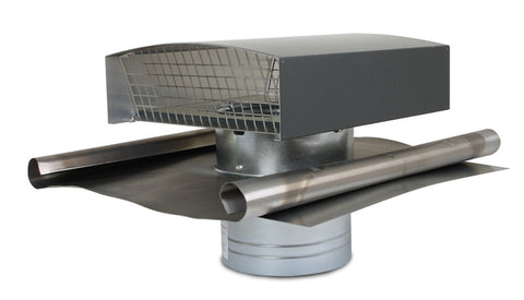 Ventilair MCTH-N250 metalen dakkap zwart D 250 mm