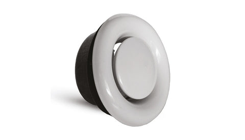 Ventilair EAV-CR-125 basis luchtventiel afvoer tot 90 m²/h D 125 mm