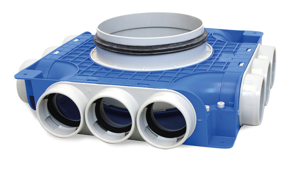 Vent-Axia TVGS-63-180 verdeler 12 x D 63 mm D 180 mm H 80 mm