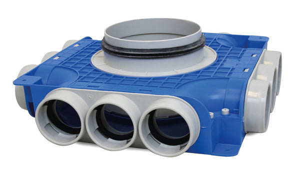 Vent-Axia TVGS-63-160 collecteur raccord latéral 12 x D 63 mm D 160 mm H 80 mm