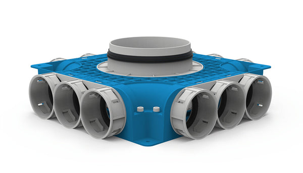 Vent-Axia VTVGS 69 160 subcollecteur 12 x D 69 mm et D 160 mm