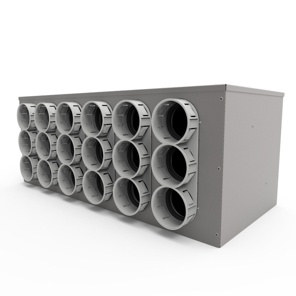 Vent-Axia VUNFDG 69 160 hoofdverdeelbox geluidsdemper 18 x D 69 mm D 160 mm