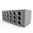 Vent-Axia VUNFDG 69 180 manifold principal silencieux 18 x D 69 mm D 180 mm