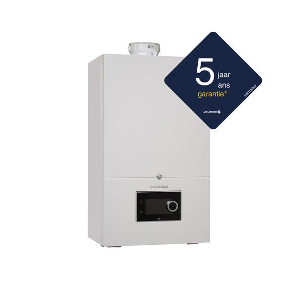 De Dietrich Virtuens 25/30 MI condenserende gaswandketel voor verwarming en instante SWW