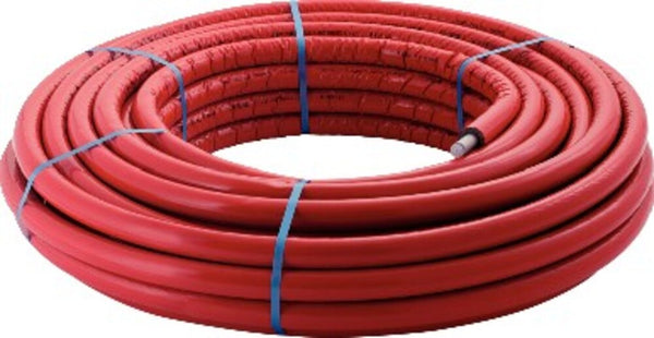 Geberit FlowFit meerlagenbuis rood dikte 6 mm D20 rol 50m