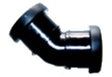 Pipelife PP bocht 45° FF wit D 32