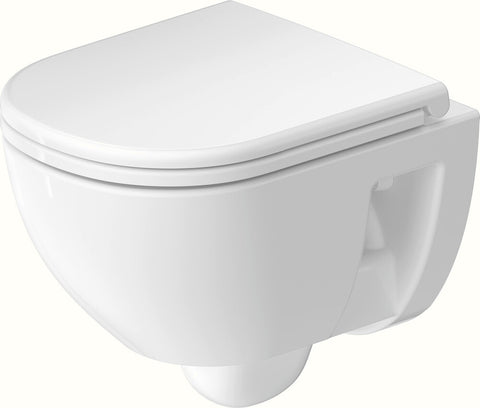 Duravit D-Code Compact wandwc diepspoel 350 x 480 mm glanzend wit