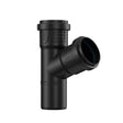 Pipelife Master 3 plus Té 67,5° MF PP noir 110 x 50