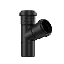 Pipelife Master 3 plus Té 67,5° MF PP noir 110 x 50