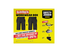 Safety Jogger Promo summerbox 2x Alkes shorts night blue /grey maat 56