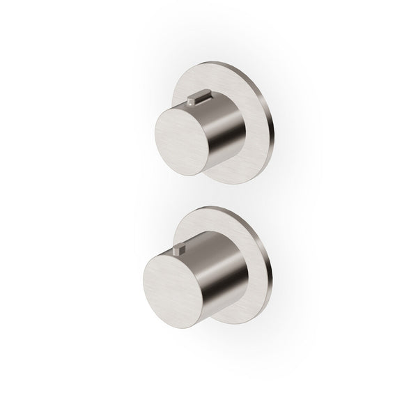 Zucchetti Pan S douche th à encastrer inverseur 2/3 voies avec arrêt br nickel
