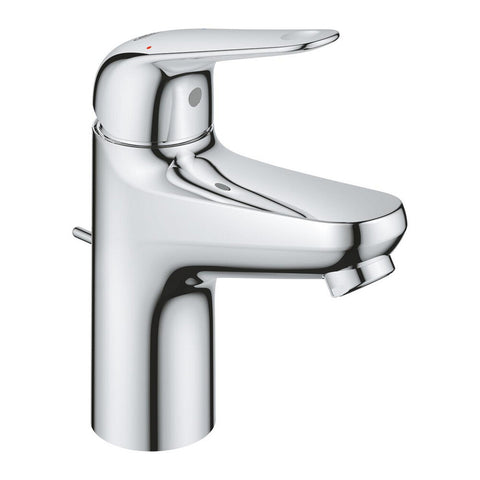 Grohe Euroeco wastafelmengkraan S-Size 28 mm chroom