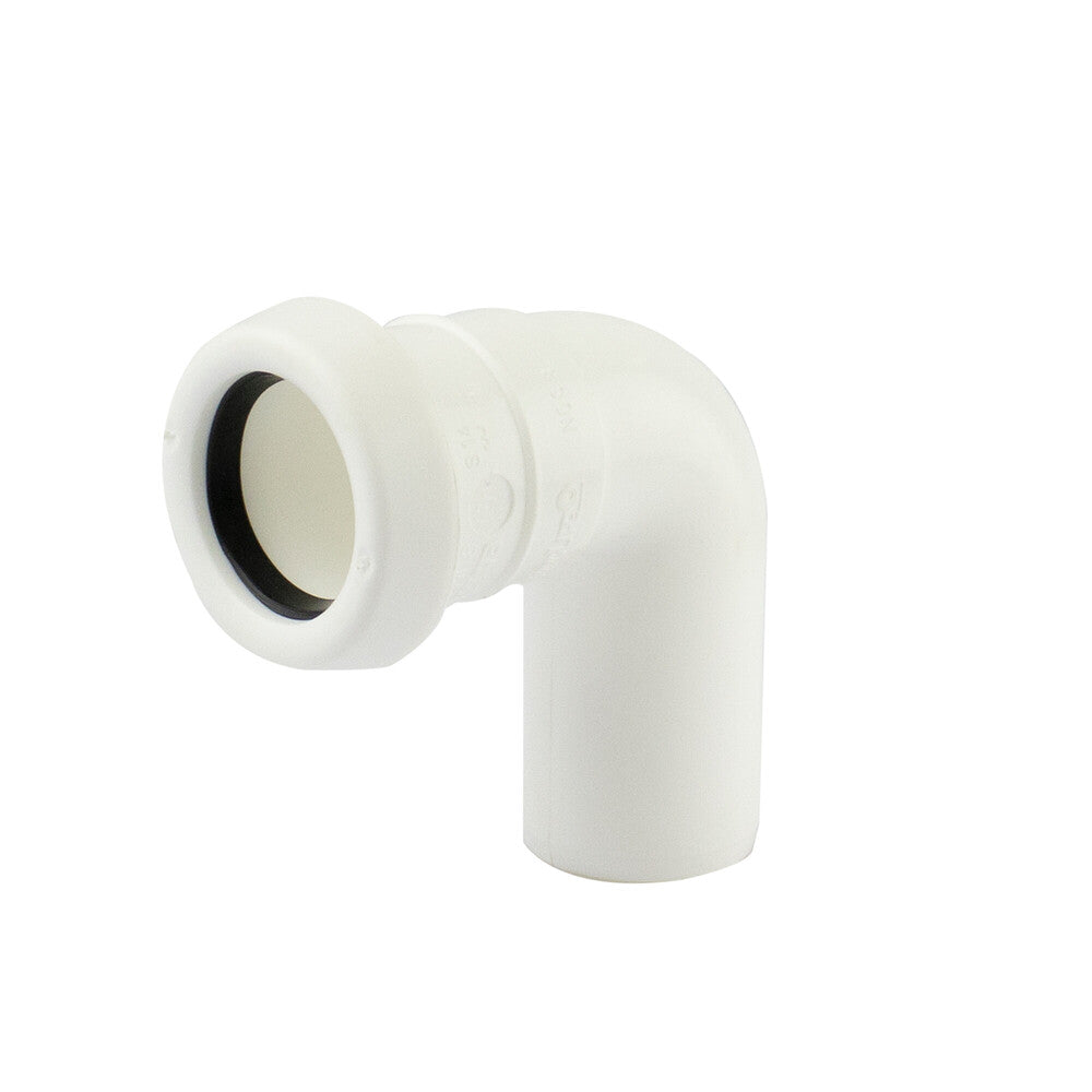 Pipelife PP hulpstuk sanitaire bocht M/S 90 32 wit