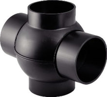 Geberit décharge en PE embranchement boule 88,5° 2 embr. à 180° D90 x 90