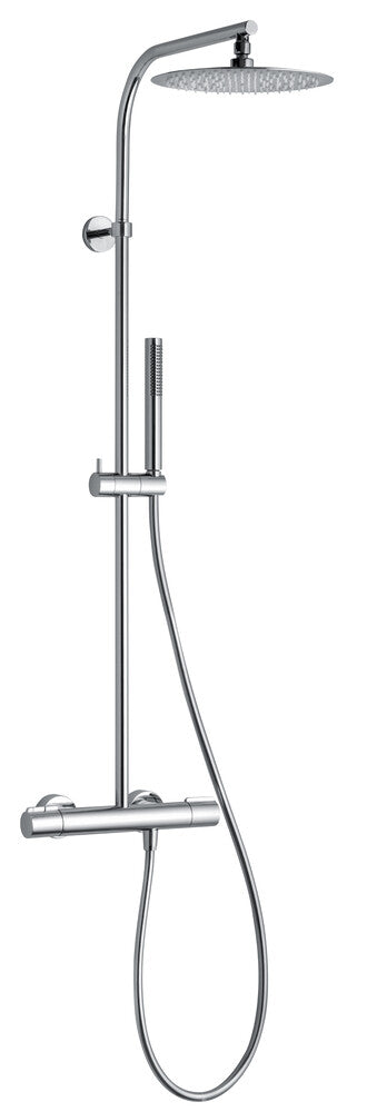 Van Marcke Nero II douchesysteem thermostatisch chroom