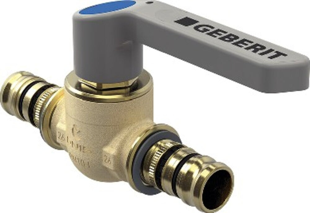 Geberit Mepla kogelkraan met bedieningshendel messing d 50mm PN 10