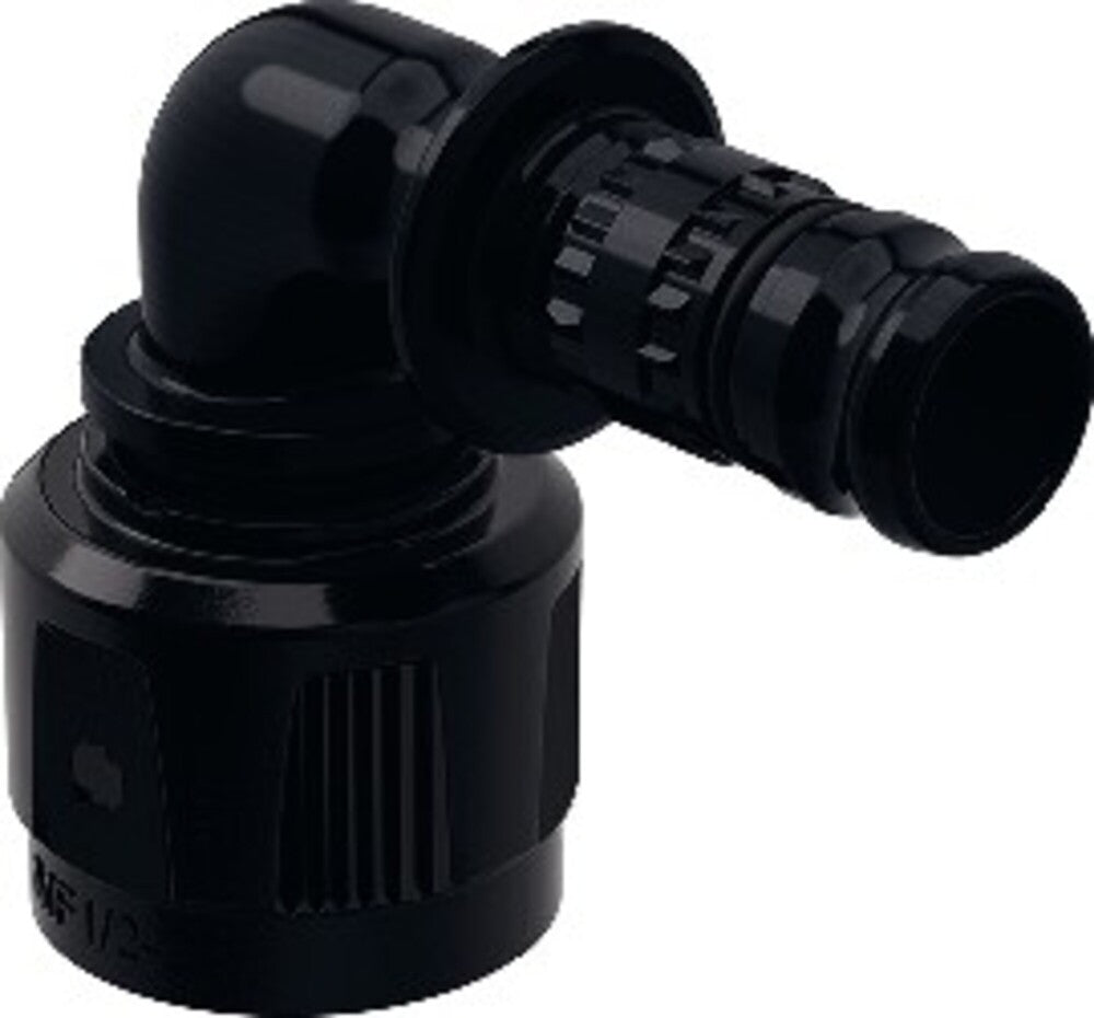 Geberit Mepla fitting bocht 90° met MasterFix adaptermoer PVDF 16-1/2"
