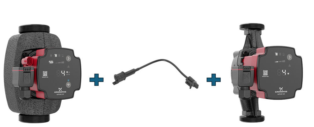 Grundfos combideal Alpha GO + Superseal hoodie gratis