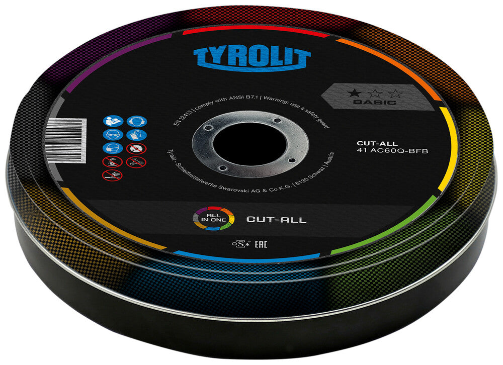 Tyrolit BASIC cut-all doorslijpschijf (10 stuks)
