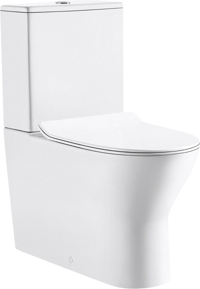 GO Verona PACK staand toilet zonder spoelrand wit mat, wc au sol - packs — SKU VM-20072182