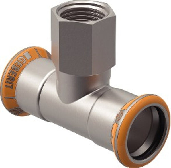 Geberit Mapress Therm T-stuk met binnendraad 35-1/2"F-35