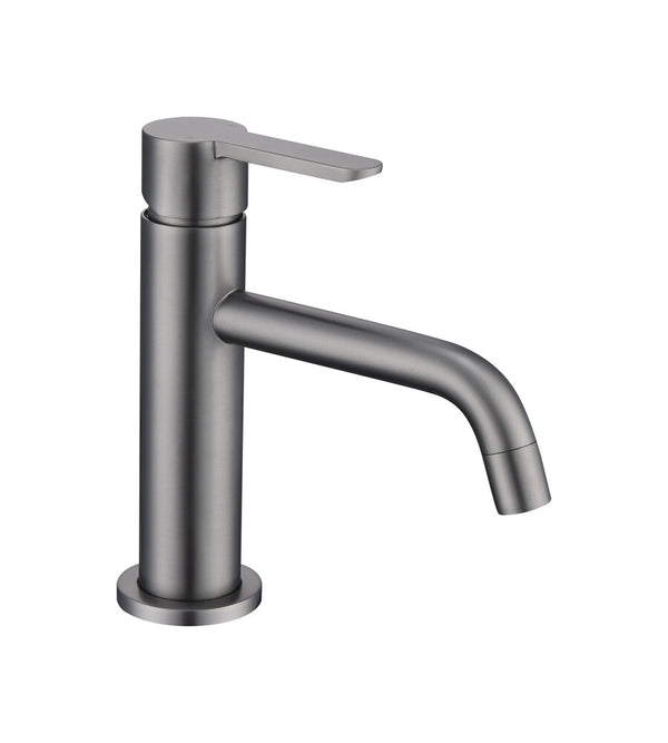 GO Van Marcke Verona basin mixer tap with click-clack métal brossé