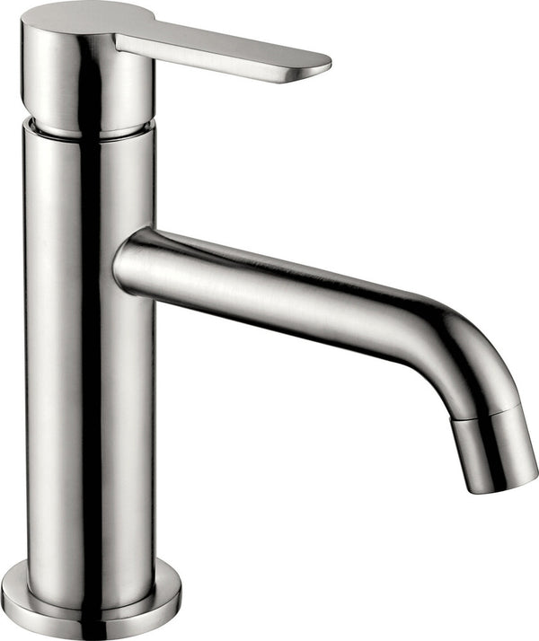 GO Van Marcke Verona basin mixer tap with click-clack brushed nickel